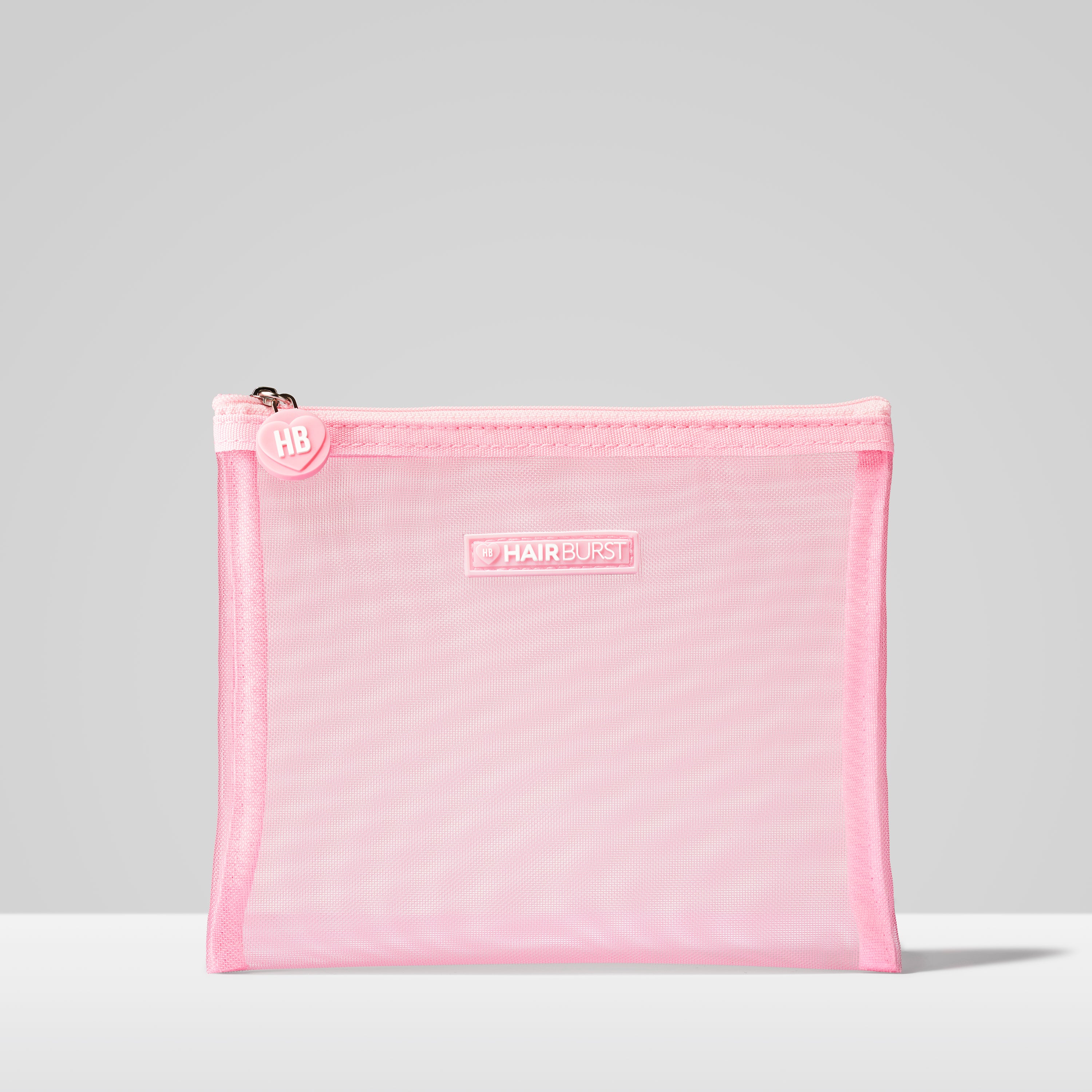 Pink Mesh Wash Bag – Hairburst USA